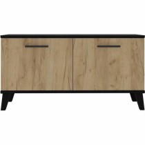 Shoe Rack THEO Brown Black Oak Melamin 100 x 40 x 52 cm
