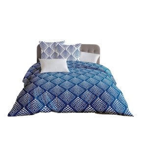 Parure de couette HOME LINGE PASSION Bleu 240 x 260 cm