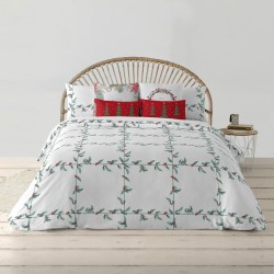 Housse de Couette Decolores White Christmas 1 Multicouleur Polyester 140 x 200 cm