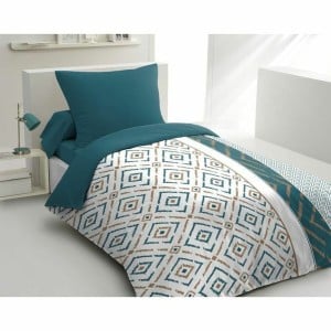 Parure de couette HOME LINGE PASSION Ethno Vert 140 x 200 cm