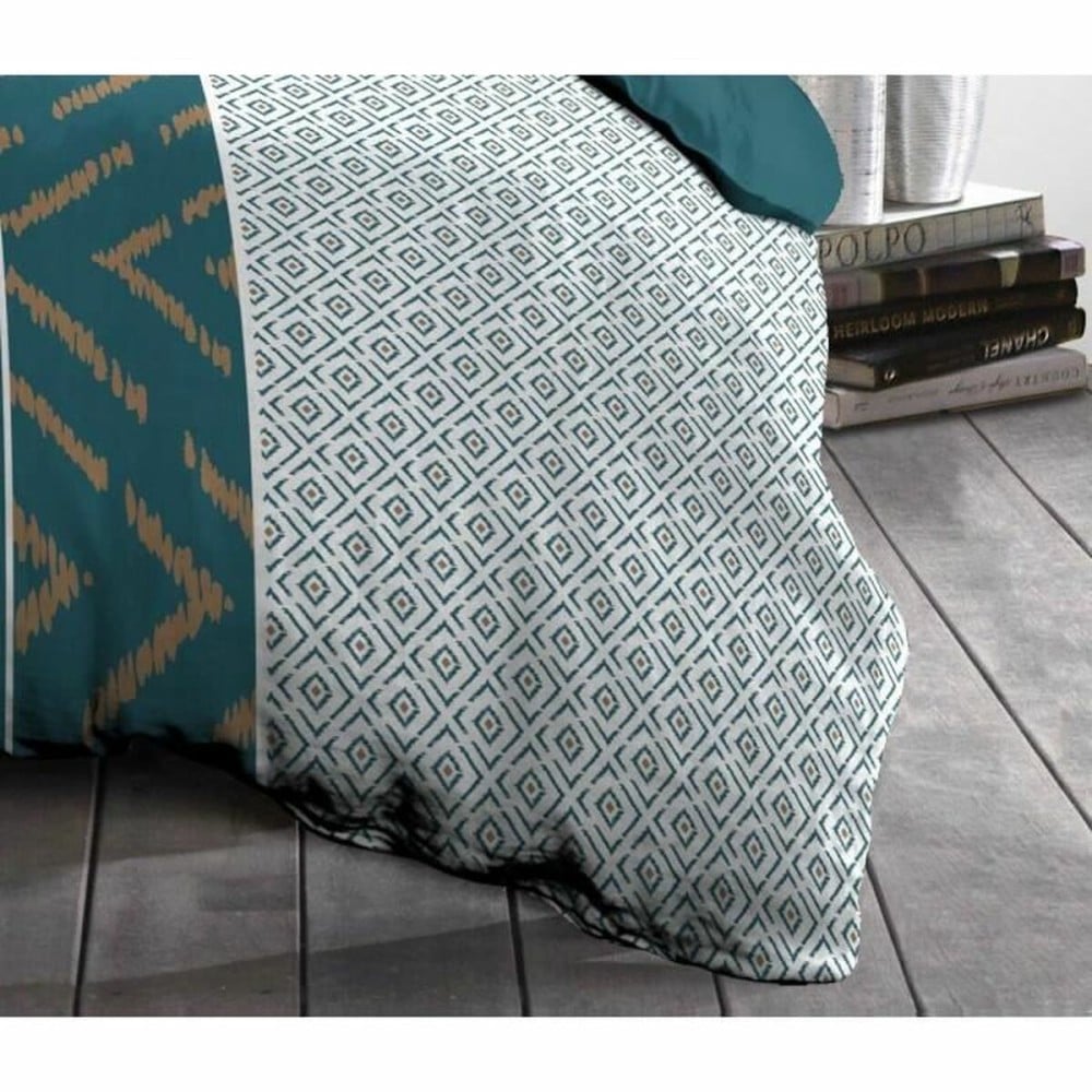 Parure de couette HOME LINGE PASSION Ethno Vert 140 x 200 cm