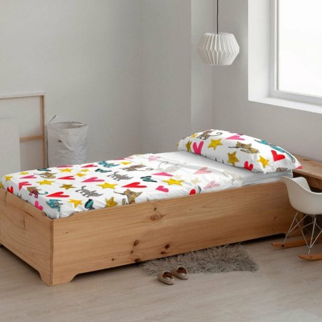 Bedding set Decolores Gatets de Anna Llenas Multicolour