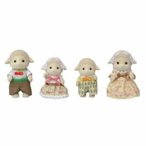 Ensemble de poupées Sylvanian Families The Sheep Family 