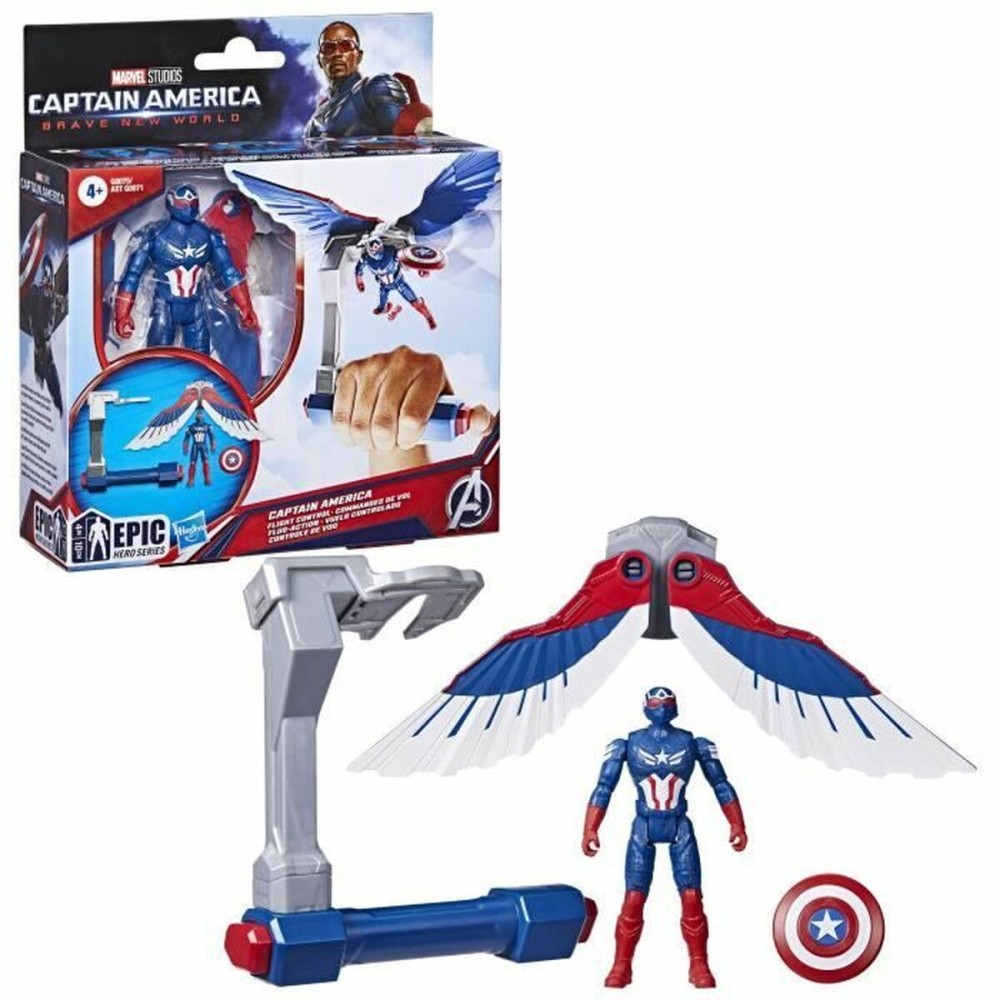 Jointed Figure Hasbro Capitán América: Un mundo feliz