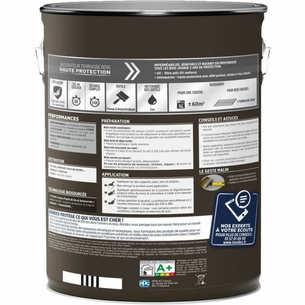Peinture d'Apprêt Bondex Mat 5 L