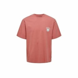 Men’s Short Sleeve T-Shirt Only & Sons Onskasen Rlx Salmon