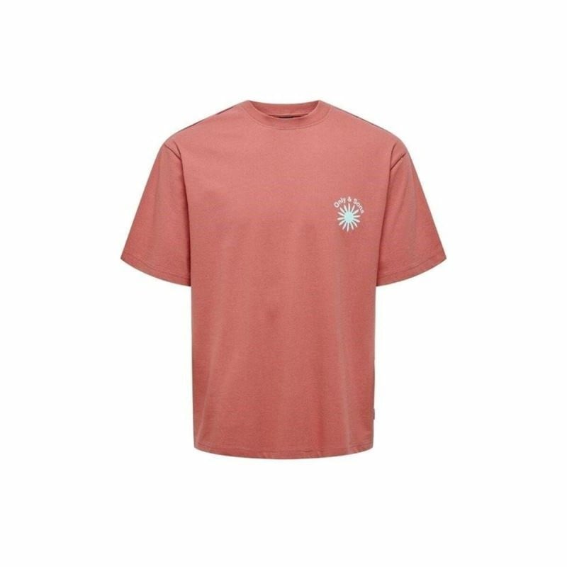 Men’s Short Sleeve T-Shirt Only & Sons Onskasen Rlx Salmon