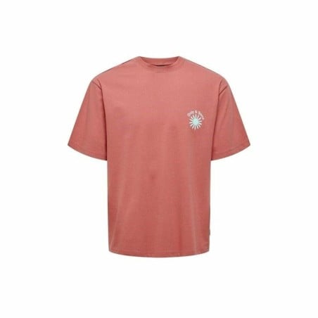 Men’s Short Sleeve T-Shirt Only & Sons Onskasen Rlx Salmon