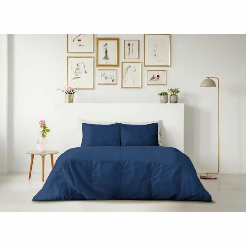Bettbezug-Set Lovely Home Dunkelblau 240 x 260 cm