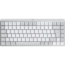 Drahtlose Tastatur Logitech MX Mini Mechanical for Mac Weiß Weiß/Grau Französisch AZERTY