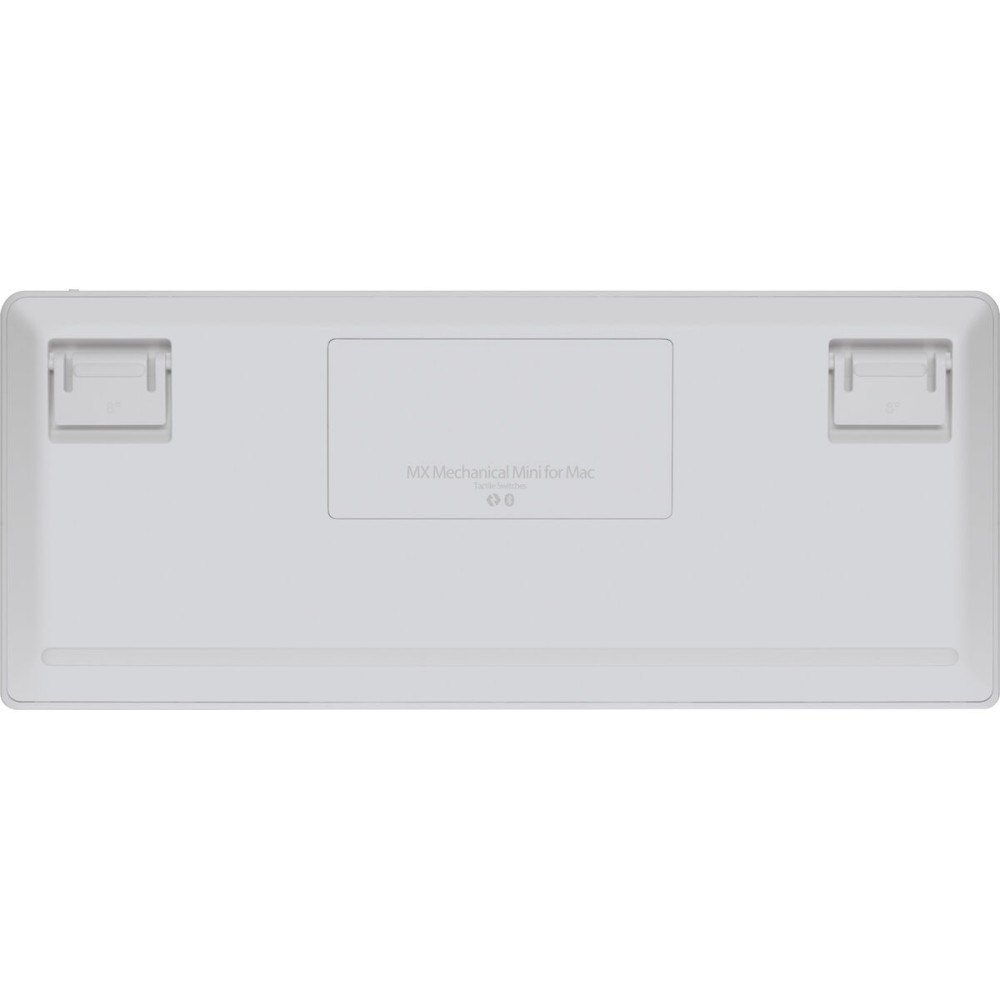 Drahtlose Tastatur Logitech MX Mini Mechanical for Mac Weiß Weiß/Grau Französisch AZERTY