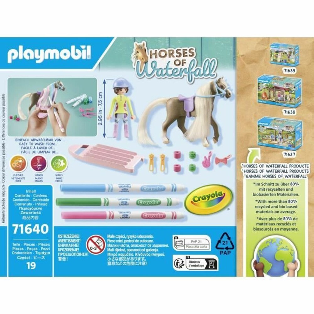 Playset Playmobil 71640 Horses of Waterfall 19 Pièces