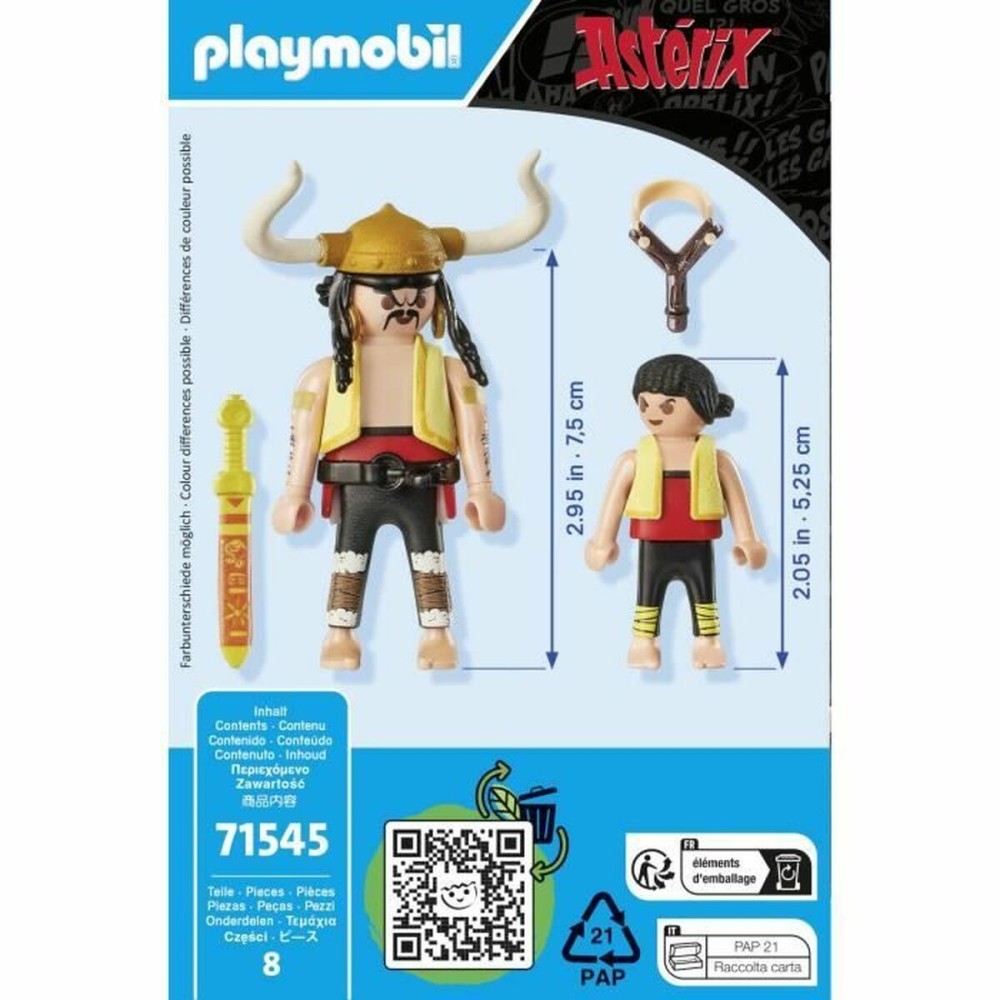 Playset Playmobil Asterix 71545 8 Stücke