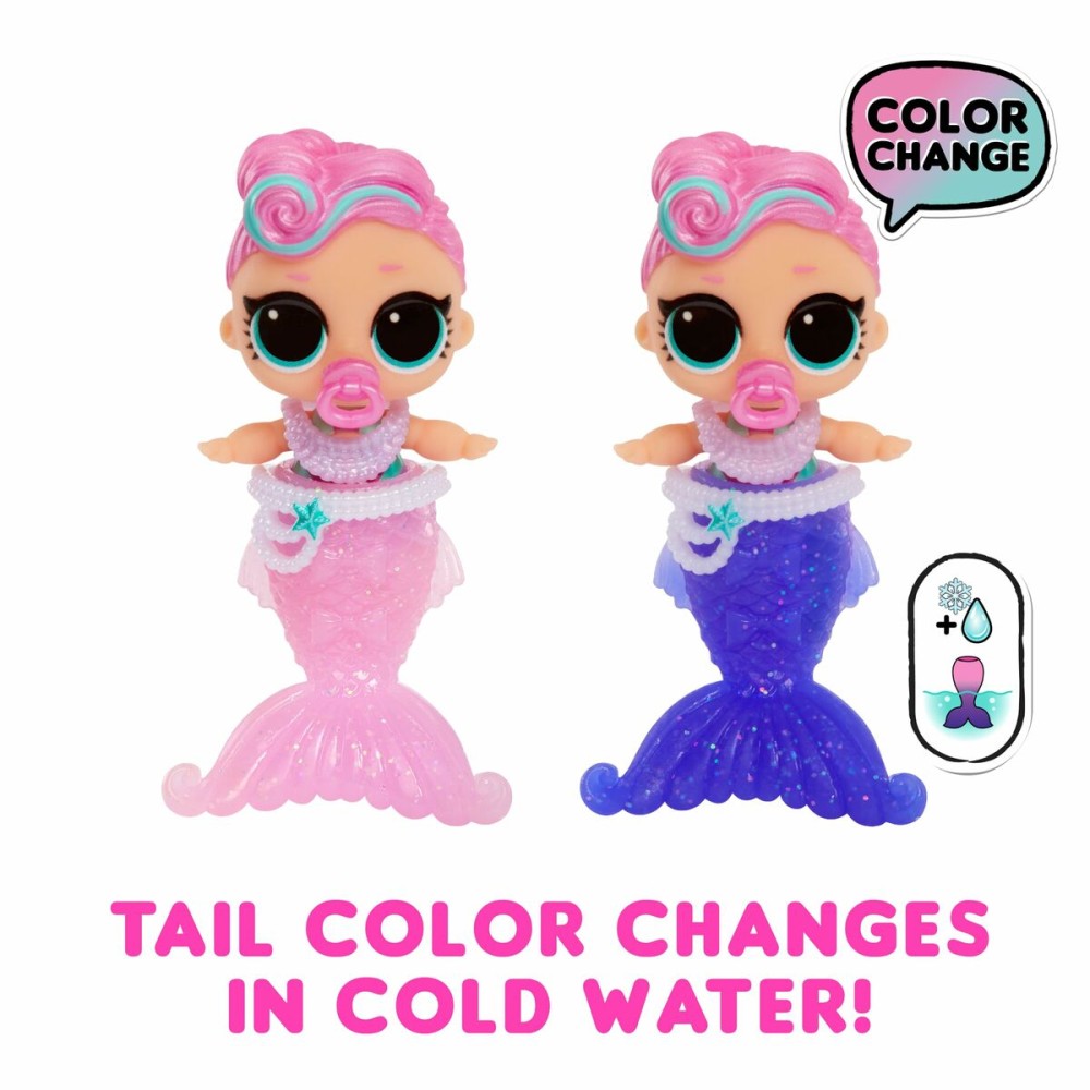 Babypuppe mit Zubehör Rainbow High LOL Surprise - Baby Mermaids