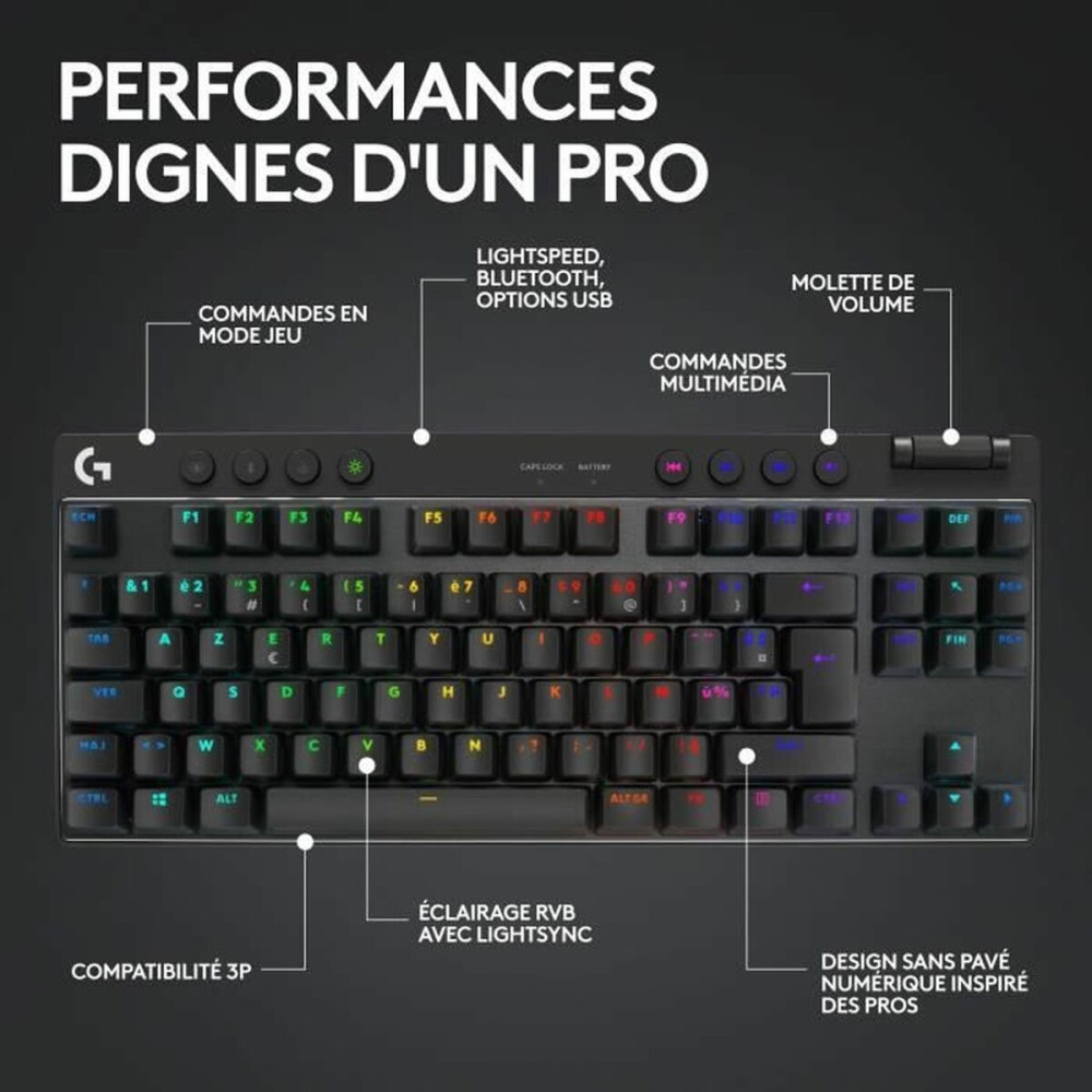 Clavier Logitech 920-012131 Noir