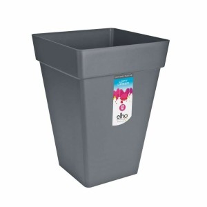 Plant pot Elho Anthracite polypropylene Plastic Squared Modern 37 cm