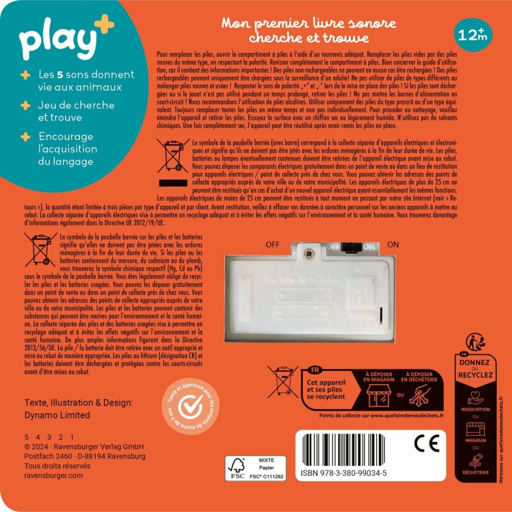 Mon premier livre musical Ravensburger 13099034