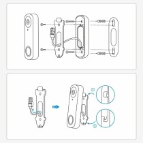 Interphone Vidéo Intelligent Reolink (24 V) (12 - 24 V)