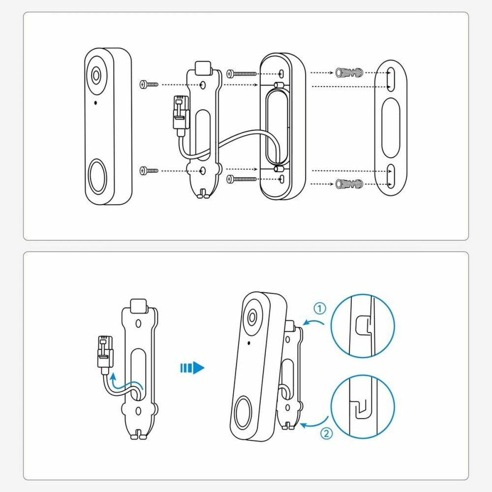 Interphone Vidéo Intelligent Reolink (24 V) (12 - 24 V)