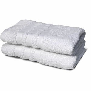 Serviette Lovely Home Blanc 70 x 140 cm