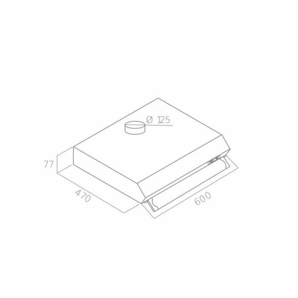 Conventional Hood Oceanic OCEAHC205S Grey 205 m3/h