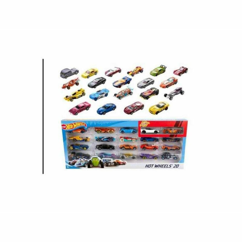 Spielset Fahrzeuge Hot Wheels H7045 20 Stück