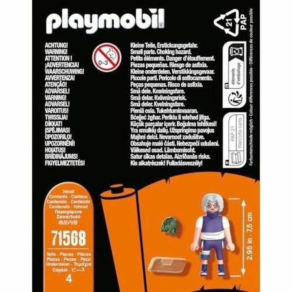 Playset Playmobil Naruto 71568 4 Pièces 4 Unités