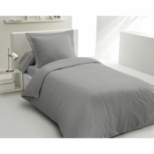 Bettbezug-Set Lovely Home Grau Hellgrau 140 x 200 cm