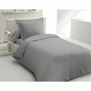 Parure de couette Lovely Home Gris Gris clair 140 x 200 cm