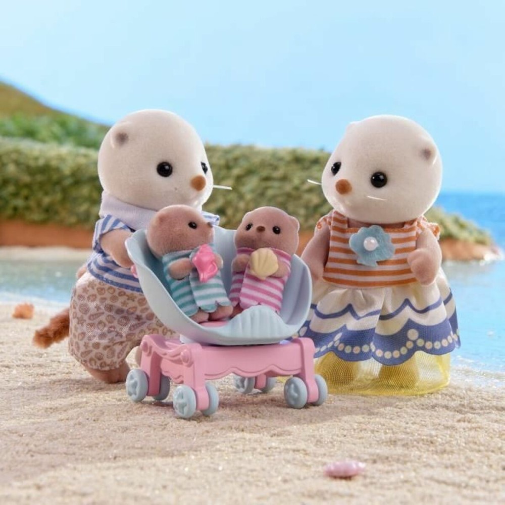 Figur mit Gelenken Sylvanian Families La familia de las nutrias marinas tiere