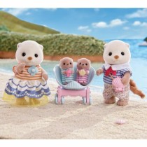Figur mit Gelenken Sylvanian Families La familia de las nutrias marinas tiere