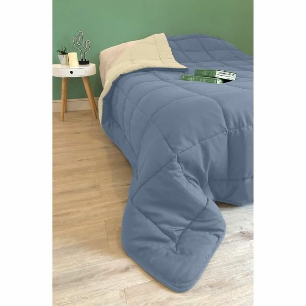 Remplissage de couette Poyet Motte Calgary Bleu Beige 400 g /m² 140 x 200 cm