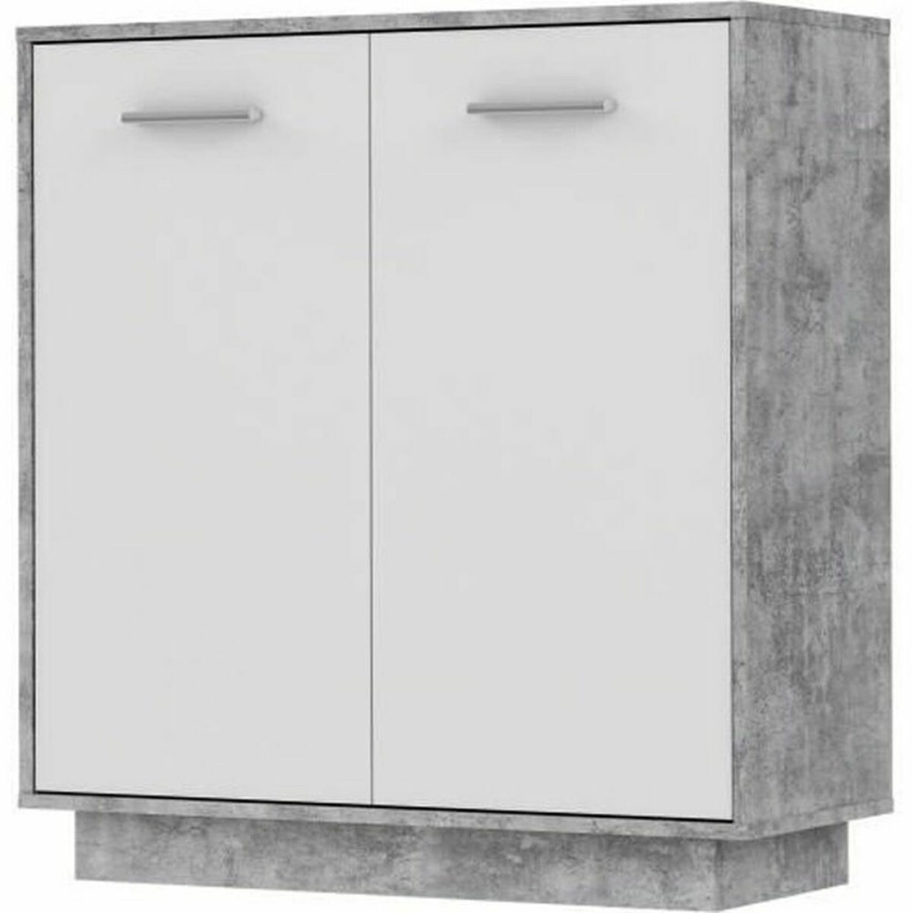 Meubles de rangement Blanc Gris clair 88,9 x 34,2 x 88,1 cm