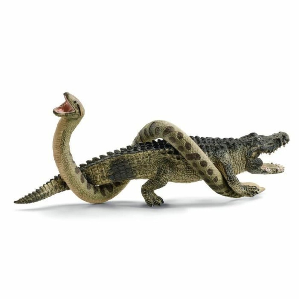 Playset Schleich Alligator/Anaconda Duel Set 4 Pieces