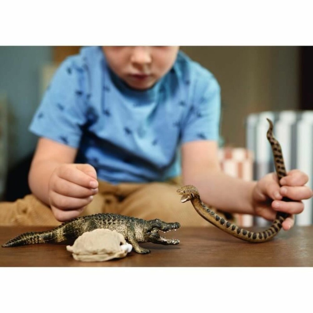 Playset Schleich Alligator/Anaconda Duel Set 4 Pieces