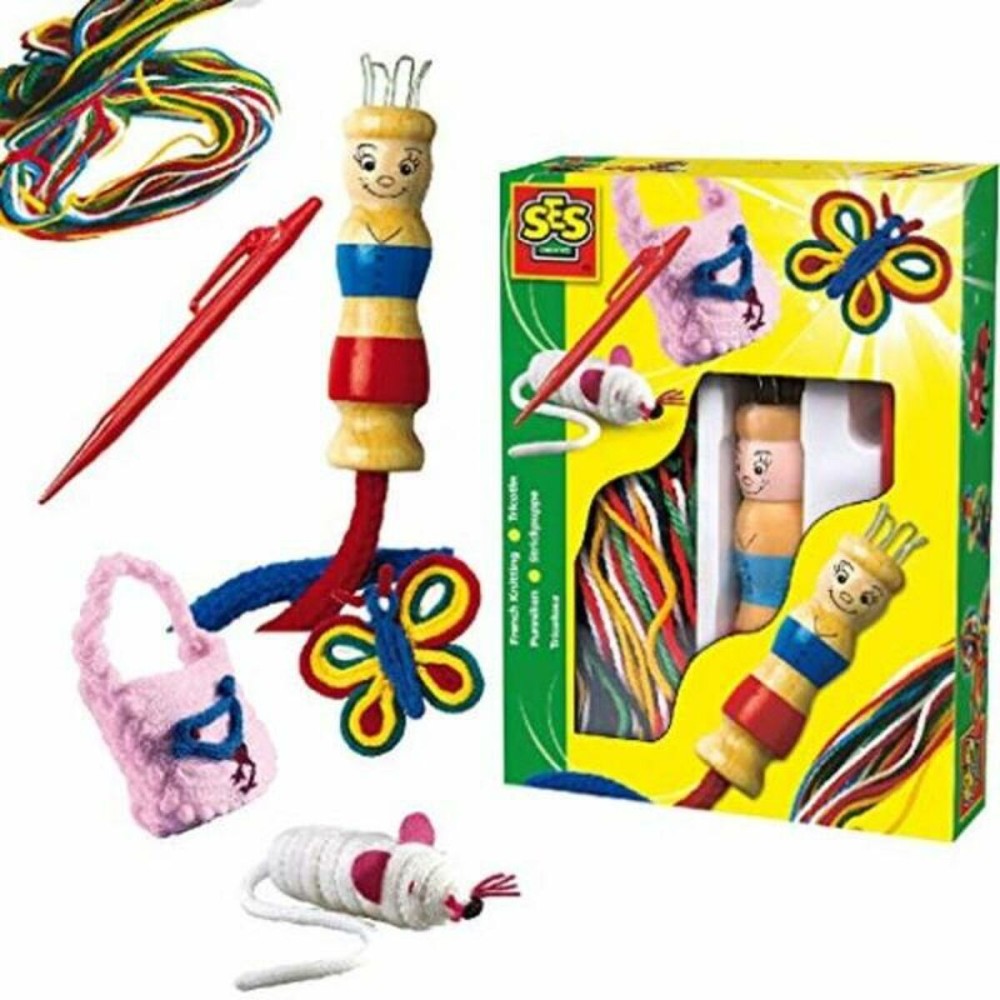 Jouet Educatif SES Creative Tricotin With yarns of different colors Multicouleur (1 Pièce)