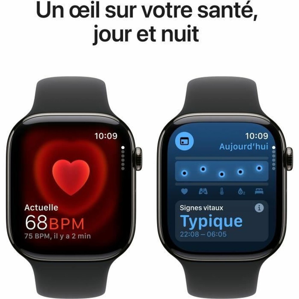 Montre intelligente Apple Series 10 Noir 46 mm