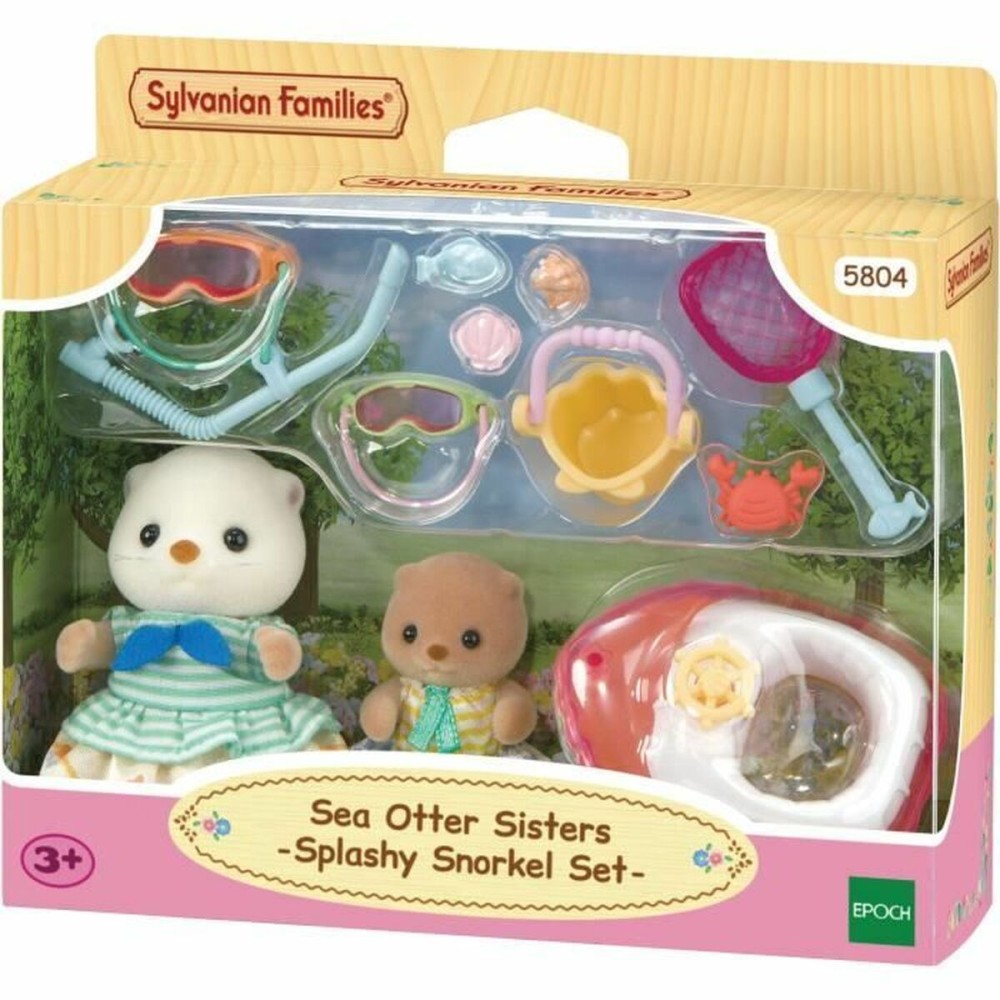 Figur mit Gelenken Sylvanian Families Las hermanas nutrias marinas tiere