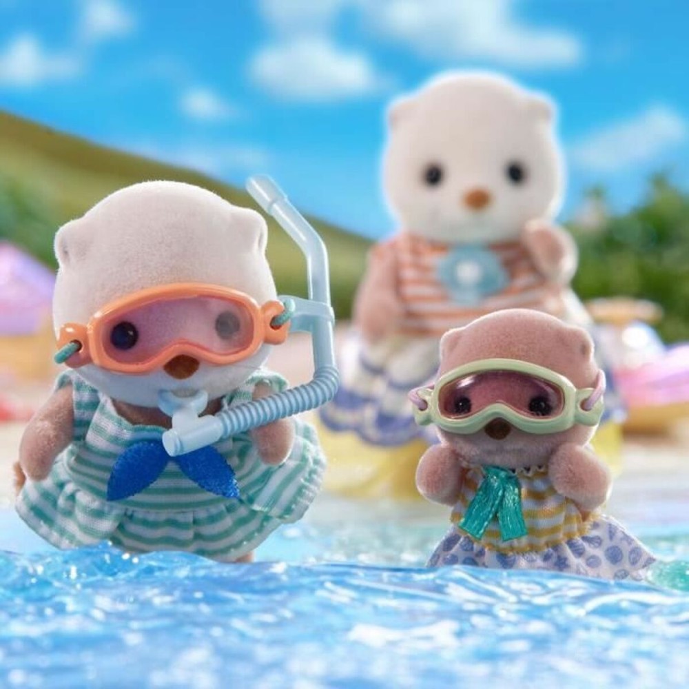 Figur mit Gelenken Sylvanian Families Las hermanas nutrias marinas tiere