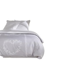 Parure de couette TODAY Blanc Gris 220 x 240 cm