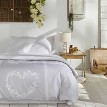 Parure de couette TODAY Blanc Gris 220 x 240 cm