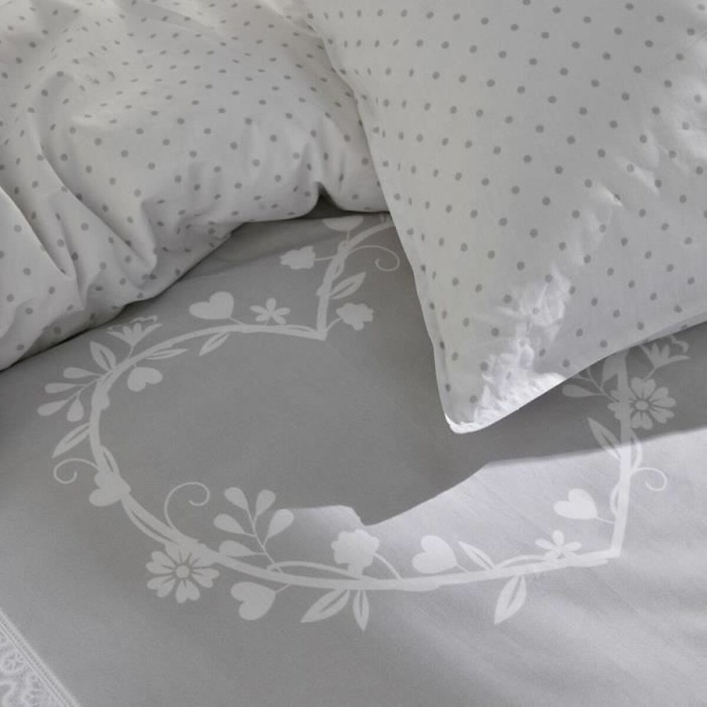 Parure de couette TODAY Blanc Gris 220 x 240 cm