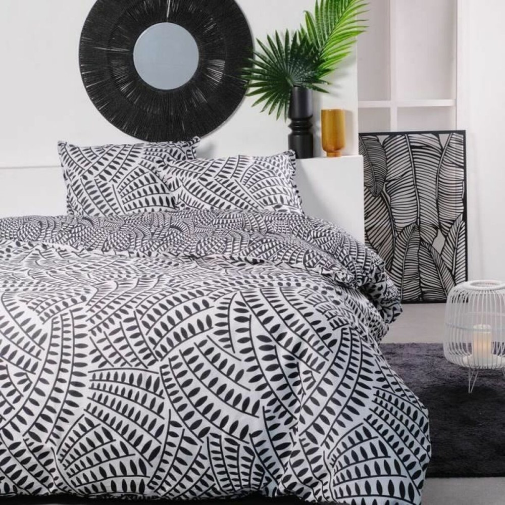 Parure de couette TODAY Blanc Noir 240 x 200 cm