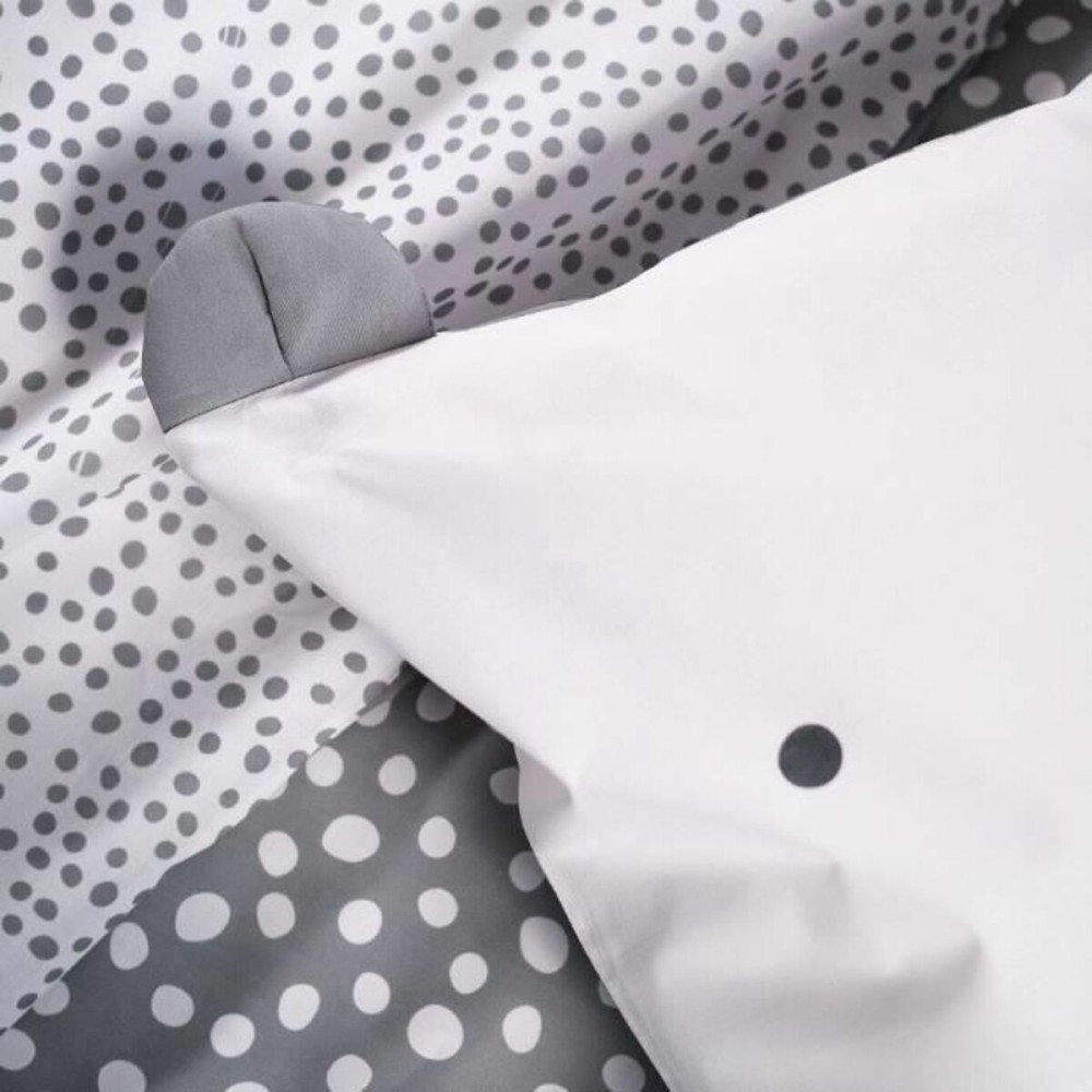 Parure de couette TODAY Funny 2.6 Gris Lit simple 140 x 200 cm