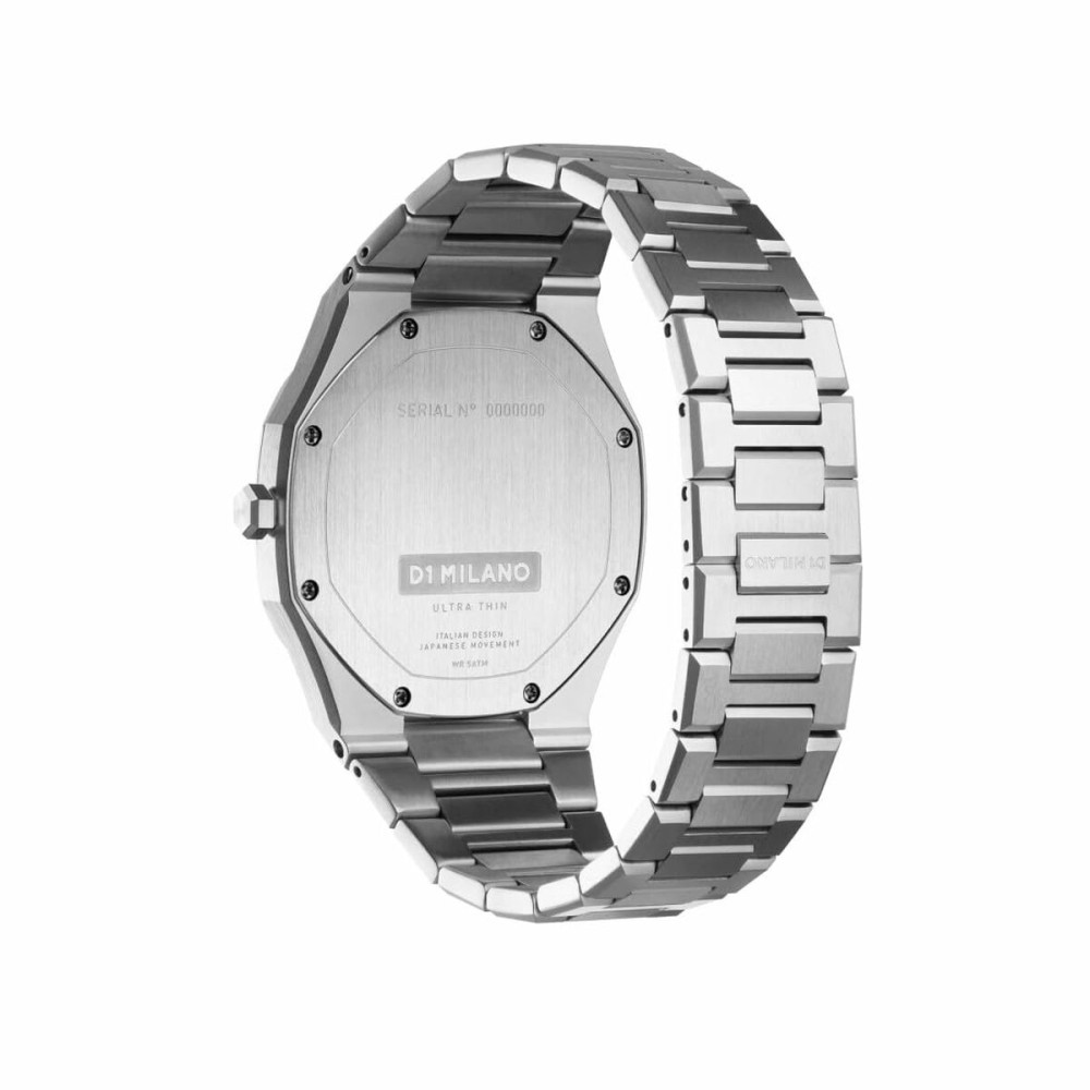 Men's Watch D1 Milano ULTRA THIN BARN RED Black Silver (Ø 40 mm)