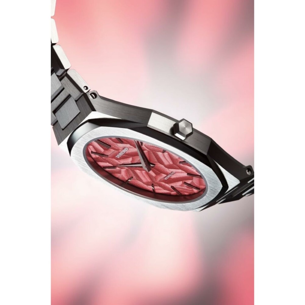 Men's Watch D1 Milano ULTRA THIN BARN RED Black Silver (Ø 40 mm)