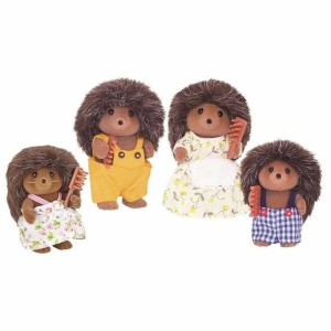 Ensemble de poupées Sylvanian Families 4018 Family Herisson 4 Pièces