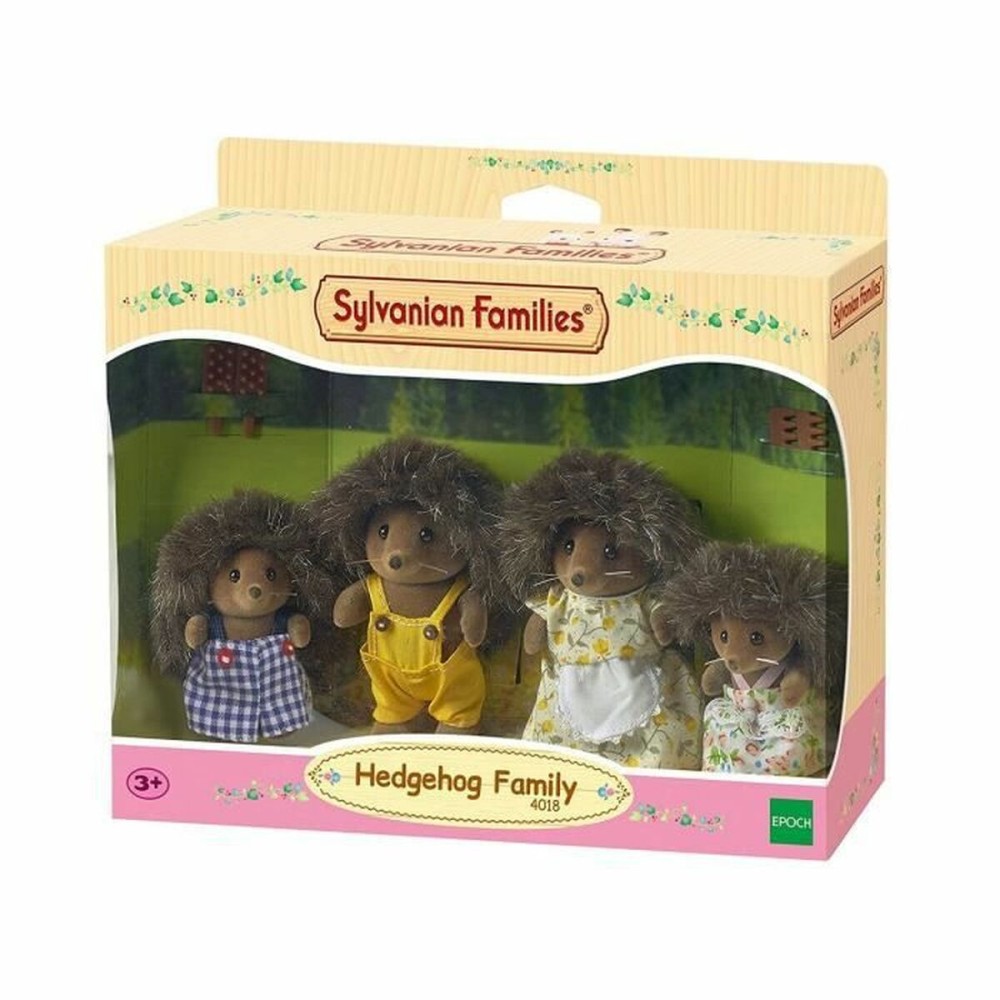 Set of Dolls Sylvanian Families 4018 Family Herisson 4 Pieces