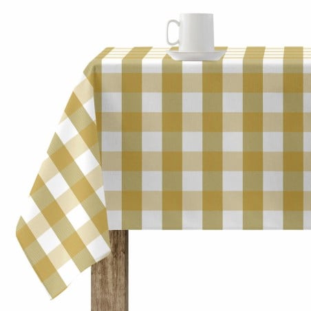 Stain-proof tablecloth Belum Cuadros Mustard 100 x 150 cm