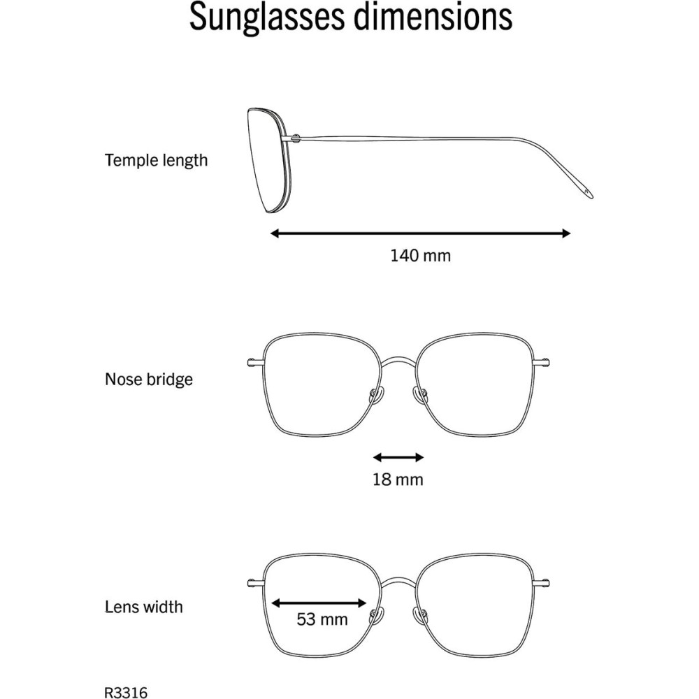 Damensonnenbrille Rodenstock R3316